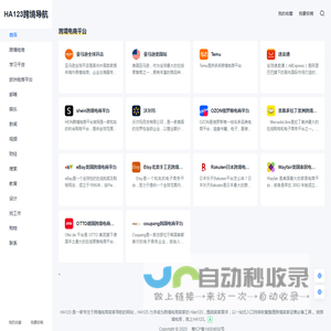 HA123跨境电商导航 -跨境电商卖家出海导航网站