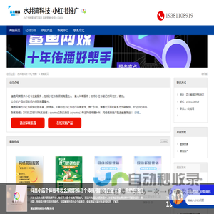 水井湾科技-小红书推广