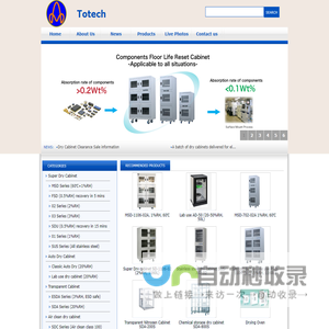 Totech, Super Dry Cabinets, Auto Dry Cabinets, RP System - Totech Shanghai Co., Ltd.
