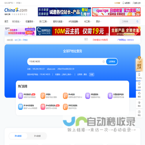 IP/IPv6查询，服务器地址查询 - 站长工具