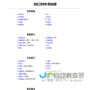 网站地图-河南工程学院