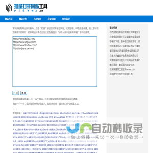 美炫批量打开网站工具|一键打开多个网站